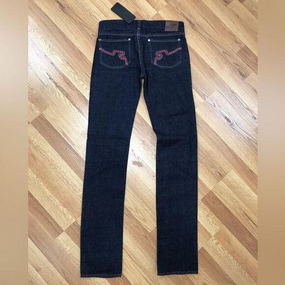 ALPINESTARS Roulette Skinny Straight Motorcycle Jeans Low Rise Moto Size 1 New - Picture 2 of 10